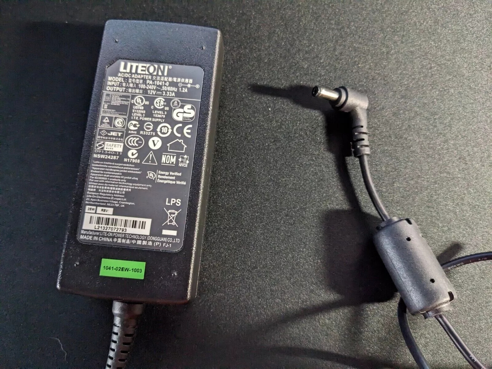 *Brand NEW*Genuine Liteon PA-1041-0 12V 3.33A AC Adapter Charger Power Supply *Brand NEW*Genuine Liteon PA-1041-0 12V 3.33A AC Adapter Charger Power Supply